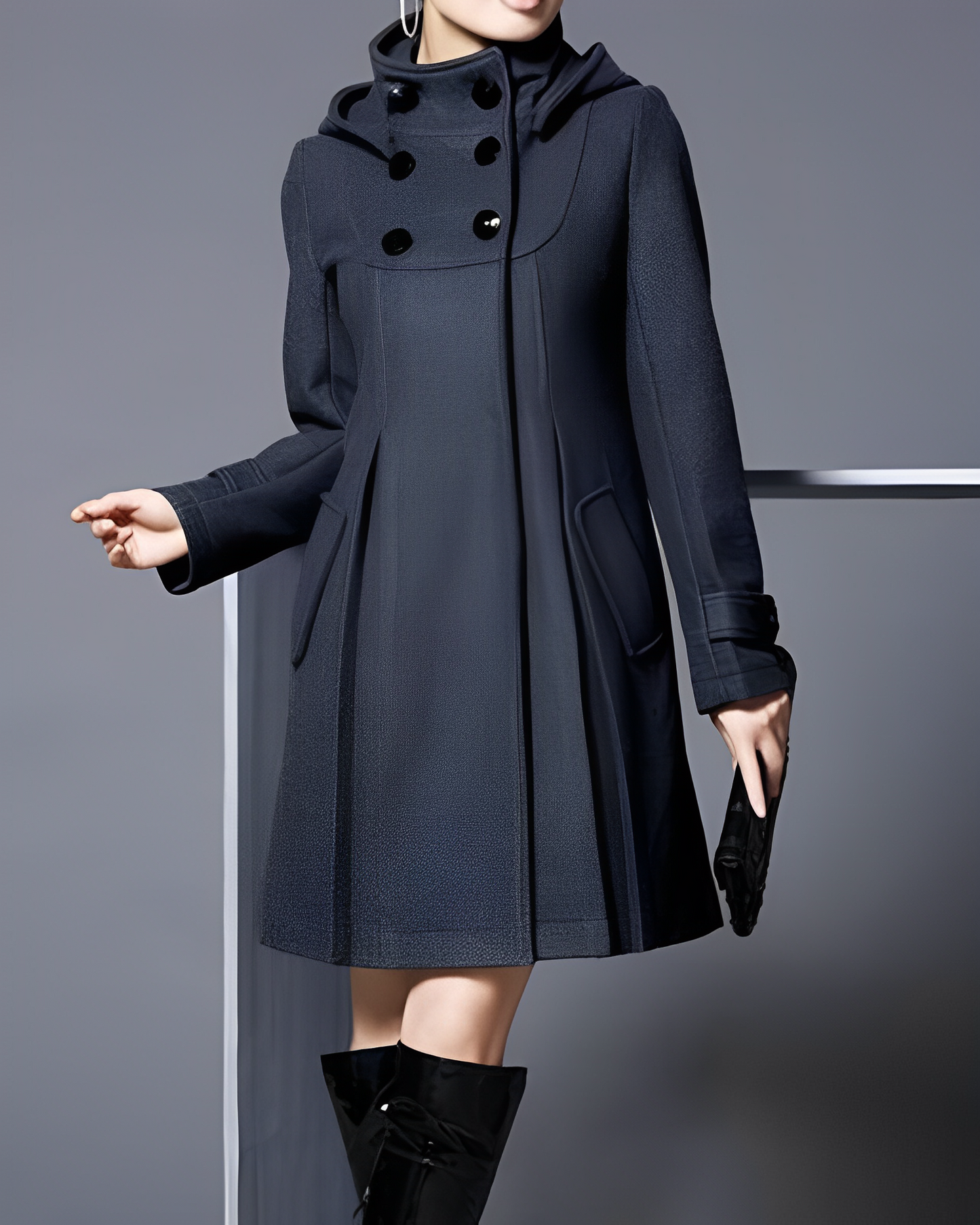 Astrada | Coat With Side Pockets